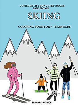 portada Coloring Book for 7+ Year Olds (Skiing) 