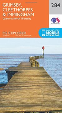portada Grimsby, Cleethorpes and Immingham, Caistor and North Thoresby (OS Explorer Active Map)