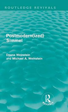 portada Postmodernized Simmel (Routledge Revivals) (in English)