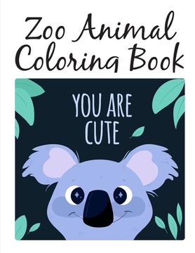 portada Zoo Animal Coloring Book: picture books for children ages 4-6