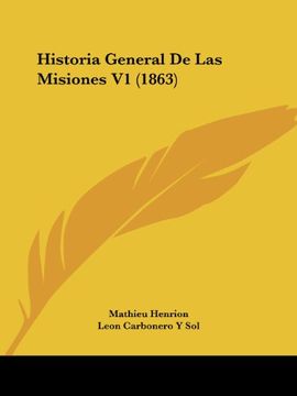 portada Historia General de las Misiones v1 (1863) (in Spanish)