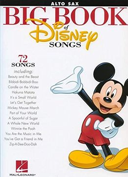 portada The Big Book of Disney Songs: Alto Saxophone (in English)