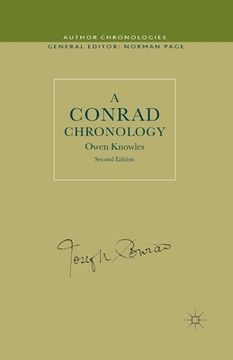 portada A Conrad Chronology (en Inglés)