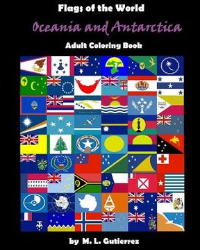 portada Flags of the World Series (Oceania and Antartica), adult coloring book (en Inglés)
