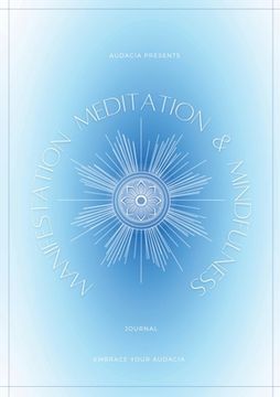 portada Manifestation, Meditation, and Mindfulness Journal: Angelite Version (en Inglés)
