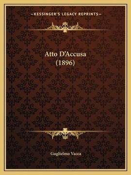 portada Atto D'Accusa (1896) (en Italiano)