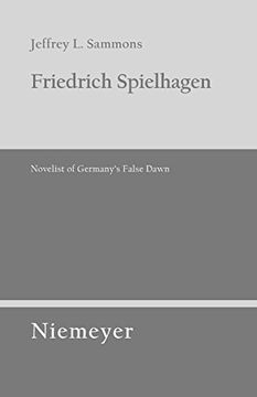 portada Friedrich Spielhagen (Untersuchungen zur Deutschen Literaturgeschichte) (en Inglés)