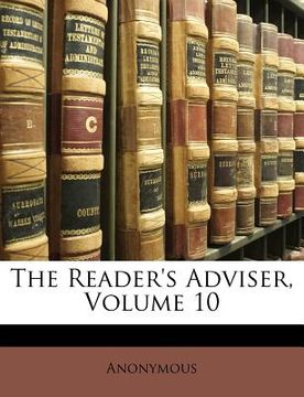 portada the reader's adviser, volume 10 (en Inglés)
