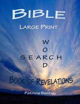 portada Bible Large Print Word Search: Book of Revelations (en Inglés)