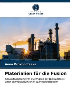 portada Materialien für die Fusion (en Alemán)
