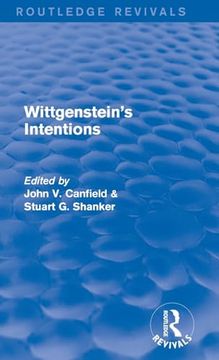 portada Wittgenstein's Intentions (Routledge Revivals) (en Inglés)