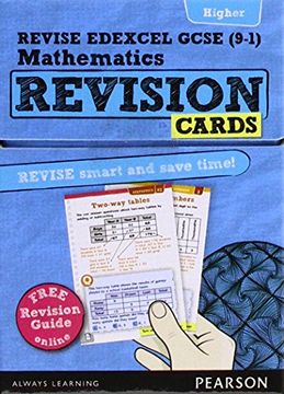 portada REVISE Edexcel GCSE (9-1) Mathematics Higher Revision Cards: includes FREE online Revision Guide (REVISE Edexcel GCSE Maths 2015)