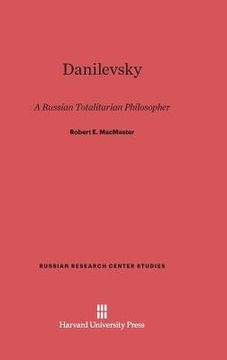 portada Danilevsky (Russian Research Center Studies) (en Inglés)