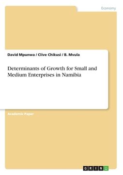 portada Determinants of Growth for Small and Medium Enterprises in Namibia (en Inglés)