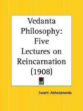 portada vedanta philosophy: five lectures on reincarnation (in English)