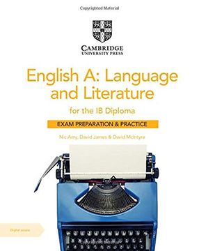 portada English a: Language and Literature for the ib Diploma Exam Preparation and Practice With Digital Access (2 Year) (en Inglés)