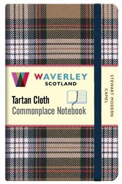 portada Stewart Modern Camel:  Waverley Genuine Tartan Cloth Commonplace Pocket Notebook (9Cm x 14Cm) (Waverley Scotland Tartan Cloth Commonplace Notebooks