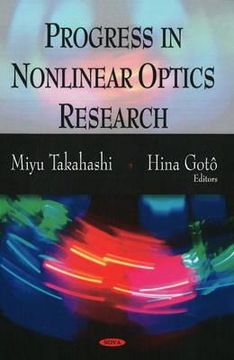 portada progress in nonlinear optics r (en Inglés)
