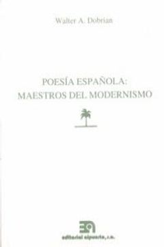 portada poesia española maestros del modernismo