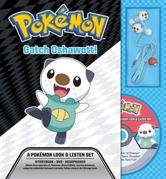 portada Catch Oshawott! A Pokemon Look & Listen set (Pokemon Pikachu Press) (en Inglés)