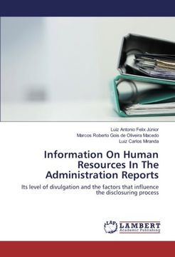 portada Information On Human Resources In The Administration Reports: Its level of divulgation and the factors that influence the disclosuring process
