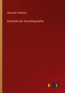 portada Elemente der Krystallographie (en Alemán)