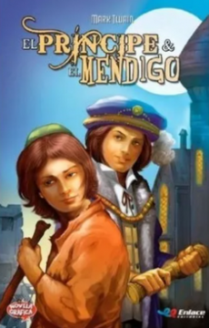 portada El Príncipe y el Mendigo, novela grafica