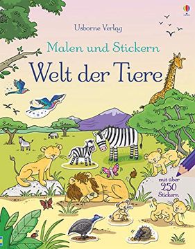 portada Malen und Stickern: Welt der Tiere (in German)