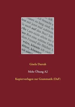 portada Mehr Übung A2: Kopiervorlagen zur Grammatik (DaF) 