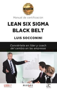 portada Lean six Sigma Black Belt manual de certificacion (in Spanish)