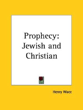 portada prophecy: jewish and christian (en Inglés)