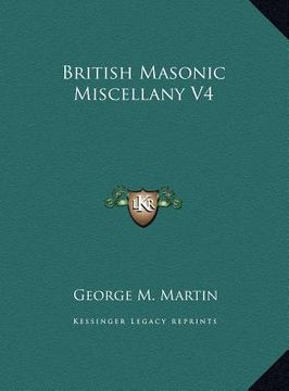 portada british masonic miscellany v4