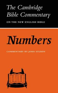 portada Cambridge Bible Commentaries: Old Testament 32 Volume Set: Numbers (Cambridge Bible Commentaries on the old Testament) (en Inglés)