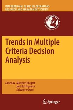 portada trends in multiple criteria decision analysis (en Inglés)