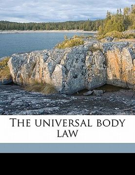 portada the universal body law (en Inglés)
