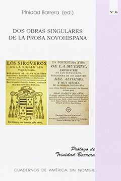 portada Dos obras singulares de la prosa novohispana