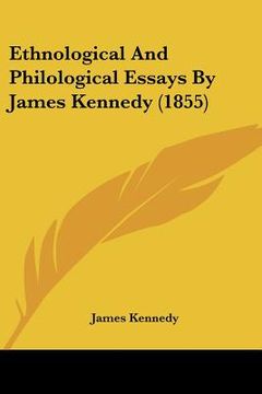 portada ethnological and philological essays by james kennedy (1855) (in English)