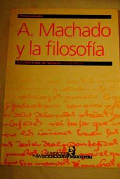 portada Antonio Machado Y La Filosofía