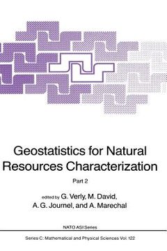 portada Geostatistics for Natural Resources Characterization: Part 2