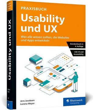 portada Praxisbuch Usability und ux: Bewährte Usability- und Ux-Methoden Praxisnah Erklärt (en Alemán)