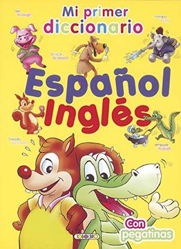 portada Mi Primer Diccionario Español/Ingles con Pegatinas.