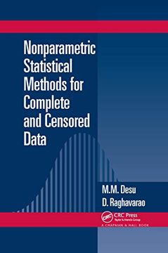 portada Nonparametric Statistical Methods for Complete and Censored Data (en Inglés)
