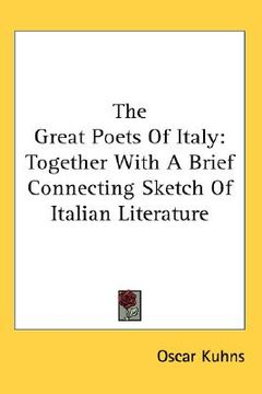 portada the great poets of italy: together with a brief connecting sketch of italian literature