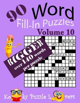 portada Word Fill-In Puzzles, Volume 10, Over 140 Words Per Puzzles