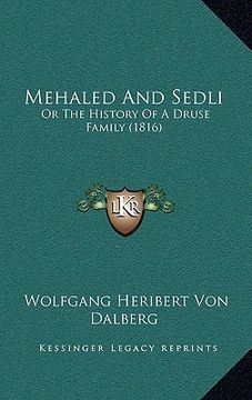 portada mehaled and sedli: or the history of a druse family (1816) (en Inglés)