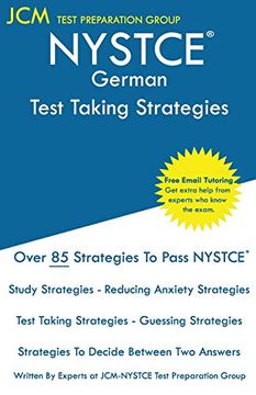 portada Nystce German - Test Taking Strategies: Nystce 122 Exam - Free Online Tutoring - new 2020 Edition - the Latest Strategies to Pass Your Exam. (in English)