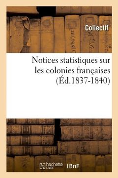 portada Notices Statistiques Sur Les Colonies Francaises (Sciences sociales)