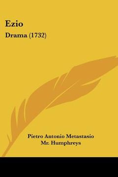 portada ezio: drama (1732) (en Inglés)