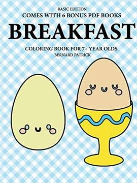 portada Coloring Book for 7+ Year Olds (Breakfast) (en Inglés)
