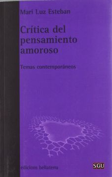 portada Critica del Pensamiento Amoroso (General Universitaria) (in Spanish)